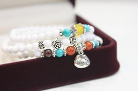 天然正品 砗磲泰银配饰手链 泰银 水晶宝石饰品 手串