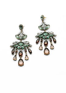 波西米亚之风 2014欧美时尚复古夸张耳钉的迷人格调