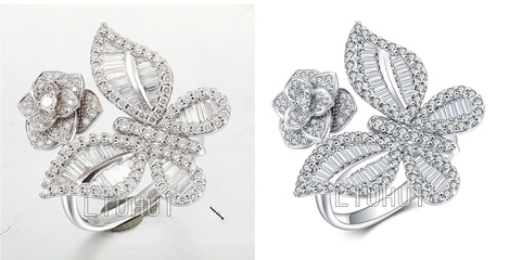 珠宝饰品产品白底摄影与修图 如何打造极致简约与高级感